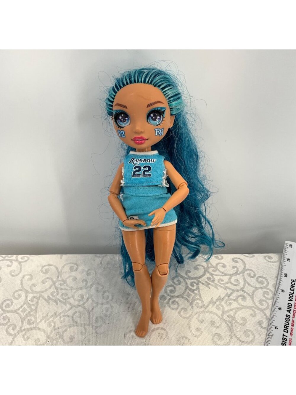 Rainbow High Cheer Skyler Bradshaw Doll 2019 Pre-Owned